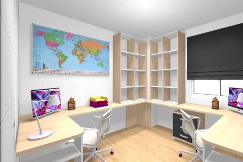 Mueble 3 Decoración Juvenil REF-001