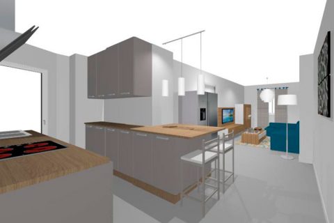 Mueble 3 Decoración Salón REF-003
