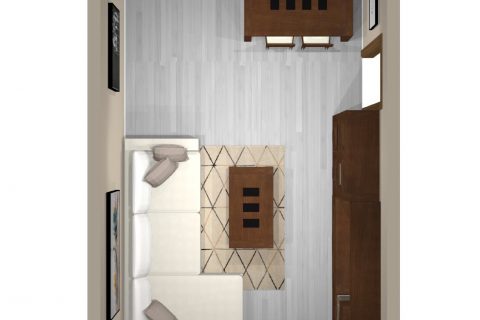 Mueble 3 Decoración Salón REF-005