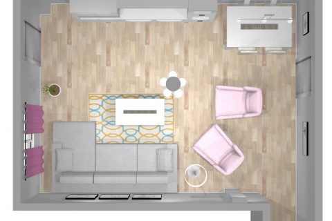 Mueble 3 Decoración Salón REF-006