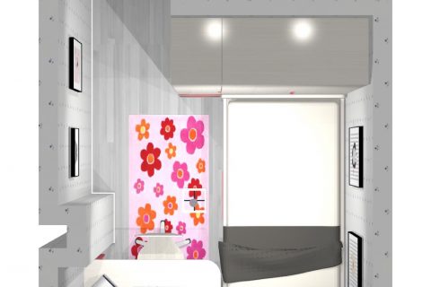 Mueble 3 Decoración Dormitorio Juvenil REF-014