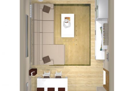 Mueble 3 Decoración Salón REF-007