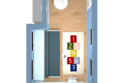 Mueble 3 Decoración Dormitorio Juvenil REF-015