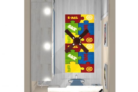 Mueble 3 Decoración Dormitorio Juvenil REF-022