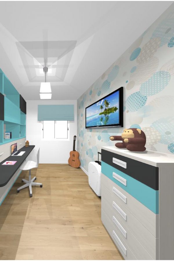 Mueble 3 Decoración Salón Juvenil REF-029