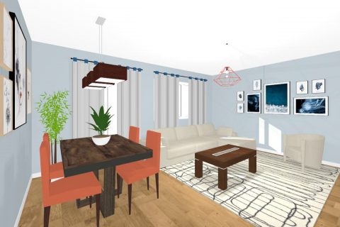 Mueble 3 Decoración Salón REF-030