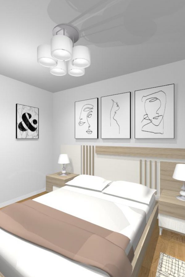 Mueble 3 Decoración Dormitorio REF-034
