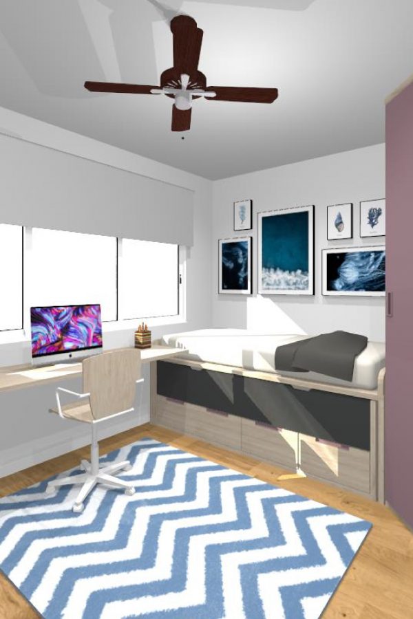 Mueble 3 Decoración Dormitorio REF-035